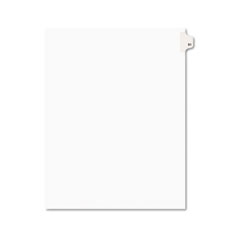 Avery Avery-Style Legal Side Tab Divider, Title: 51, Letter, White, 25/Pack AVE01051