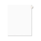 Avery Avery-Style Legal Side Tab Divider, Title: 51, Letter, White, 25/Pack AVE01051