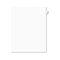 Avery Avery-Style Legal Side Tab Divider, Title: 52, Letter, White, 25/Pack AVE01052
