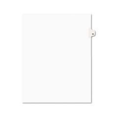Avery Avery-Style Legal Side Tab Divider, Title: 55, Letter, White, 25/Pack AVE01055