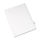 Avery Avery-Style Legal Side Tab Divider, Title: 55, Letter, White, 25/Pack AVE01055