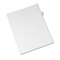 Avery Avery-Style Legal Side Tab Divider, Title: 56, Letter, White, 25/Pack AVE01056