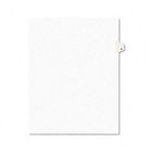 Avery Avery-Style Legal Side Tab Divider, Title: 6, Letter, White, 25/Pack AVE11916