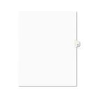 Avery Avery-Style Legal Side Tab Divider, Title: 61, Letter, White, 25/Pack AVE01061