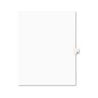 Avery Avery-Style Legal Side Tab Divider, Title: 64, Letter, White, 25/Pack AVE01064