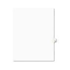 Avery Avery-Style Legal Side Tab Divider, Title: 66, Letter, White, 25/Pack AVE01066