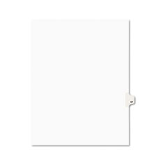 Avery Avery-Style Legal Side Tab Divider, Title: 67, Letter, White, 25/Pack AVE01067