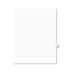 Avery Avery-Style Legal Side Tab Divider, Title: 68, Letter, White, 25/Pack AVE01068