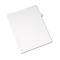 Avery Avery-Style Legal Side Tab Divider, Title: 69, Letter, White, 25/Pack AVE01069
