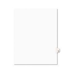 Avery Avery-Style Legal Side Tab Divider, Title: 70, Letter, White, 25/Pack AVE01070