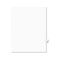 Avery Avery-Style Legal Side Tab Divider, Title: 70, Letter, White, 25/Pack AVE01070