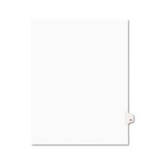 Avery Avery-Style Legal Side Tab Divider, Title: 71, Letter, White, 25/Pack AVE01071