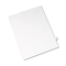 Avery Avery-Style Legal Side Tab Divider, Title: 72, Letter, White, 25/Pack AVE01072