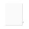 Avery Avery-Style Legal Side Tab Divider, Title: 73, Letter, White, 25/Pack AVE01073