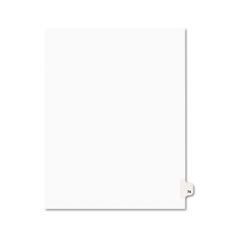 Avery Avery-Style Legal Side Tab Divider, Title: 74, Letter, White, 25/Pack AVE01074