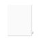 Avery Avery-Style Legal Side Tab Divider, Title: 74, Letter, White, 25/Pack AVE01074