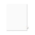 Avery Avery-Style Legal Side Tab Divider, Title: 74, Letter, White, 25/Pack AVE01074
