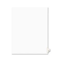 Avery Avery-Style Legal Side Tab Divider, Title: 75, Letter, White, 25/Pack AVE01075