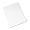 Avery Avery-Style Legal Side Tab Divider, Title: 75, Letter, White, 25/Pack AVE01075