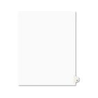Avery Avery-Style Legal Side Tab Divider, Title: 75, Letter, White, 25/Pack AVE01075