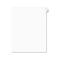 Avery Avery-Style Legal Side Tab Divider, Title: 76, Letter, White, 25/Pack AVE01076
