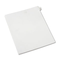 Avery Avery-Style Legal Side Tab Divider, Title: 76, Letter, White, 25/Pack AVE01076