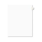 Avery Avery-Style Legal Side Tab Divider, Title: 77, Letter, White, 25/Pack AVE01077