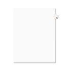 Avery Avery-Style Legal Side Tab Divider, Title: 78, Letter, White, 25/Pack AVE01078