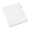 Avery Avery-Style Legal Side Tab Divider, Title: 80, Letter, White, 25/Pack AVE01080