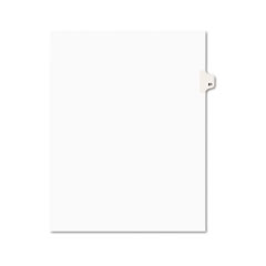 Avery Avery-Style Legal Side Tab Divider, Title: 81, Letter, White, 25/Pack AVE01081