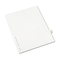 Avery Avery-Style Legal Side Tab Divider, Title: 81, Letter, White, 25/Pack AVE01081