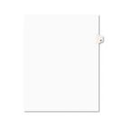 Avery Avery-Style Legal Side Tab Divider, Title: 81, Letter, White, 25/Pack AVE01081