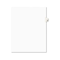 Avery Avery-Style Legal Side Tab Divider, Title: 82, Letter, White, 25/Pack AVE01082