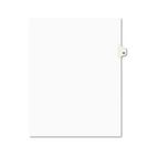Avery Avery-Style Legal Side Tab Divider, Title: 82, Letter, White, 25/Pack AVE01082