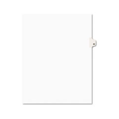 Avery Avery-Style Legal Side Tab Divider, Title: 83, Letter, White, 25/Pack AVE01083