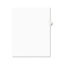 Avery Avery-Style Legal Side Tab Divider, Title: 83, Letter, White, 25/Pack AVE01083