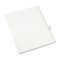 Avery Avery-Style Legal Side Tab Divider, Title: 84, Letter, White, 25/Pack AVE01084