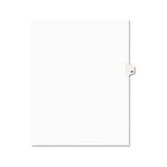 Avery Avery-Style Legal Side Tab Divider, Title: 85, Letter, White, 25/Pack AVE01085