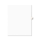 Avery Avery-Style Legal Side Tab Divider, Title: 86, Letter, White, 25/Pack AVE01086