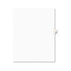 Avery Avery-Style Legal Side Tab Divider, Title: 86, Letter, White, 25/Pack AVE01086