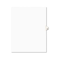 Avery Avery-Style Legal Side Tab Divider, Title: 87, Letter, White, 25/Pack AVE01087