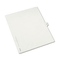 Avery Avery-Style Legal Side Tab Divider, Title: 87, Letter, White, 25/Pack AVE01087