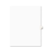 Avery Avery-Style Legal Side Tab Divider, Title: 89, Letter, White, 25/Pack AVE01089
