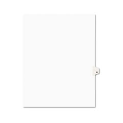 Avery Avery-Style Legal Side Tab Divider, Title: 91, Letter, White, 25/Pack AVE01091