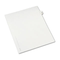 Avery Avery-Style Legal Side Tab Divider, Title: 96, Letter, White, 25/Pack AVE01096