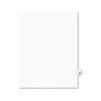 Avery Avery-Style Legal Side Tab Divider, Title: 96, Letter, White, 25/Pack AVE01096