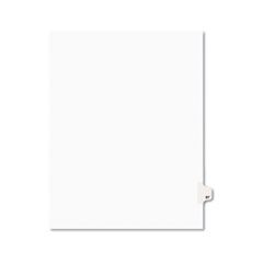 Avery Avery-Style Legal Side Tab Divider, Title: 97, Letter, White, 25/Pack AVE01097