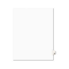 Avery Avery-Style Legal Side Tab Divider, Title: 98, Letter, White, 25/Pack AVE01098