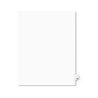 Avery Avery-Style Legal Side Tab Divider, Title: 99, Letter, White, 25/Pack AVE01099
