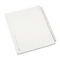 Avery Avery-Style Legal Side Tab Divider, Title: A-Z, Letter, White, 1 Set AVE01400
